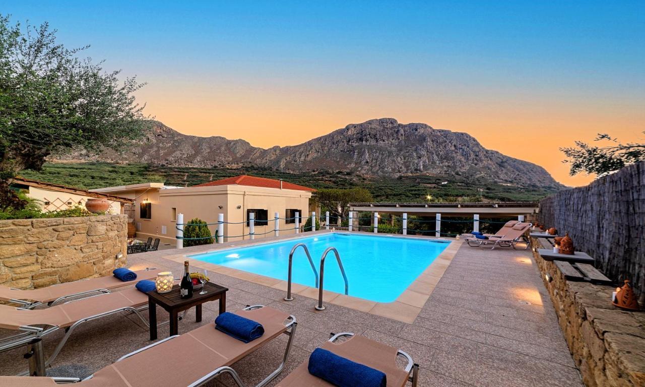 Cretan Kera Villa Heated Pool Dış mekan fotoğraf